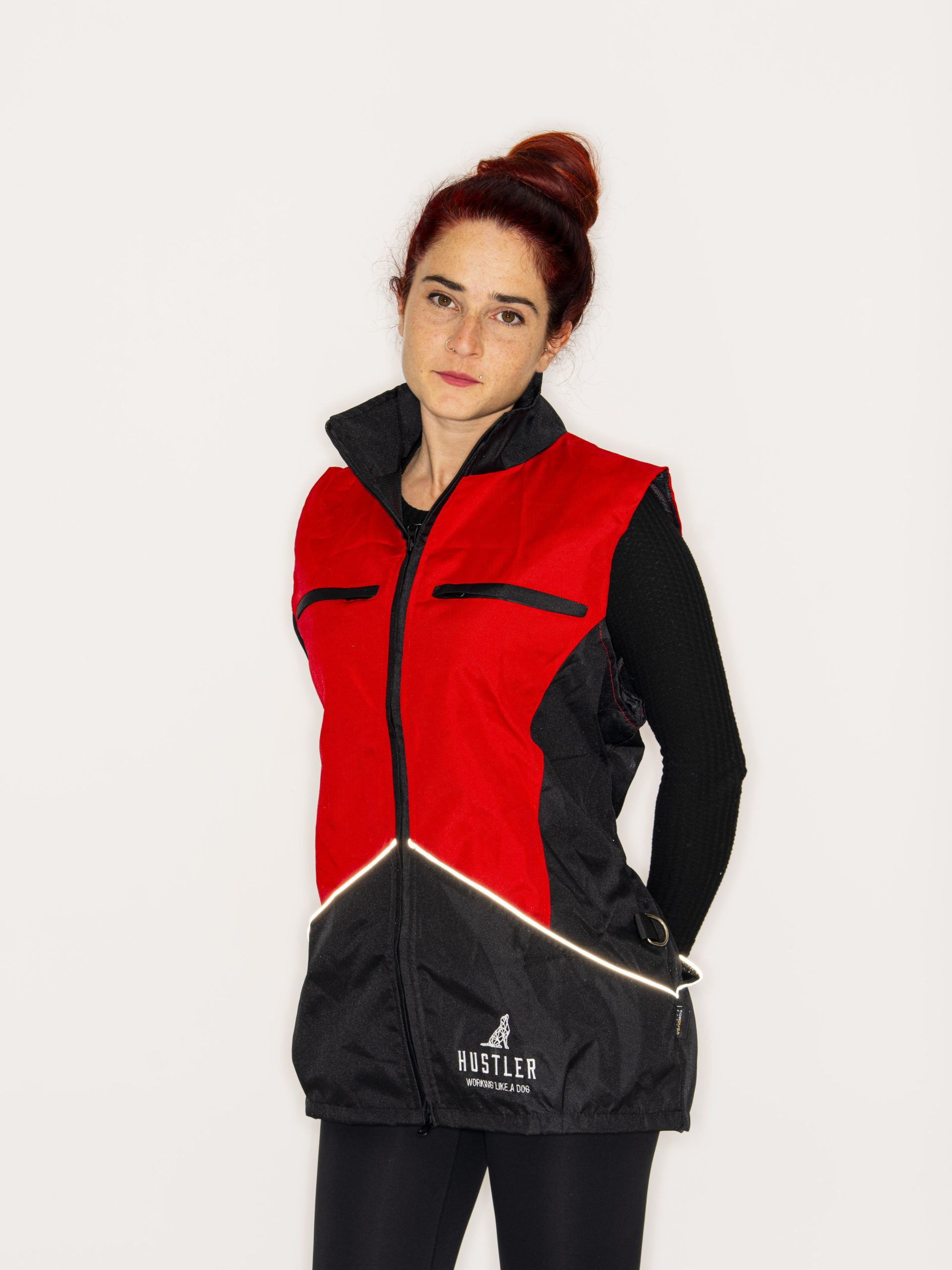 _DSC7701 Hustler Γιλέκο Εκπαίδευσης Σκύλου Κόκκινο - Image 1