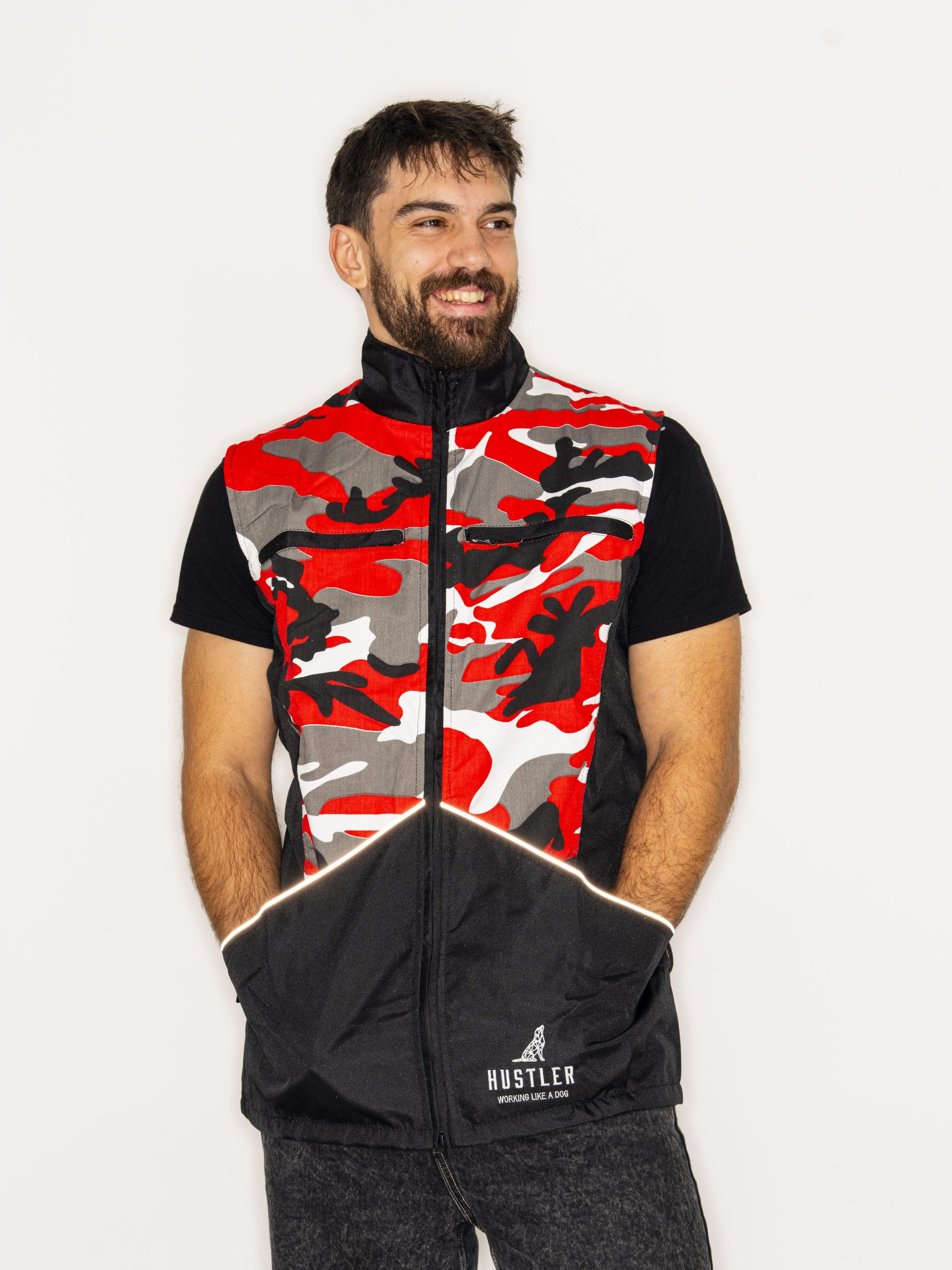 _DSC7721 Hustler Γιλέκο Εκπαίδευσης Σκύλου Κόκκινη Παραλλαγή - Image 1
