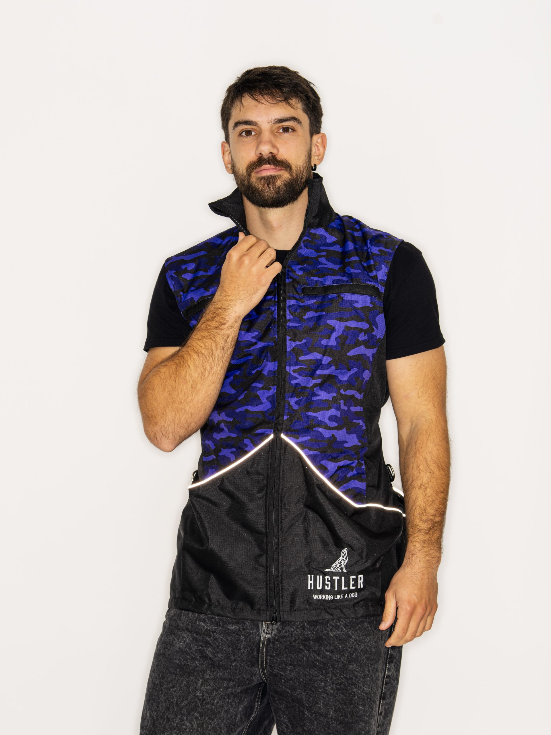 _DSC7751 Hustler Γιλέκο Εκπαίδευσης Σκύλου Μωβ Παραλλαγή - Image 1